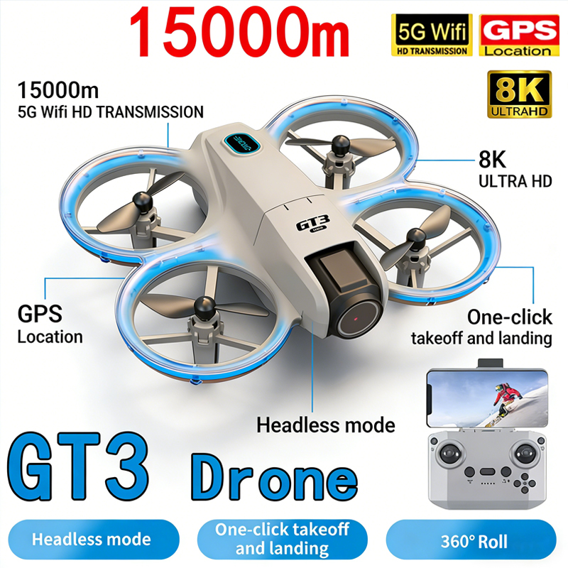 Drone Without Rc - 신형 GT3 MAX 드론 8K HD