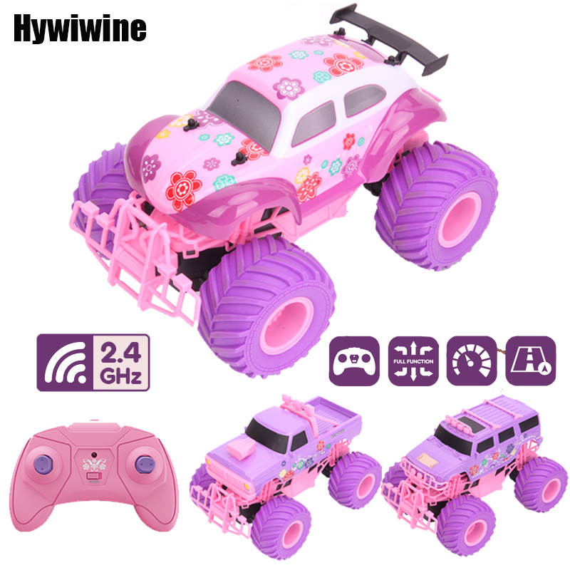 Drone Or Rc Car - 핑크 RC 자동차 전기 드라이브 오프로드