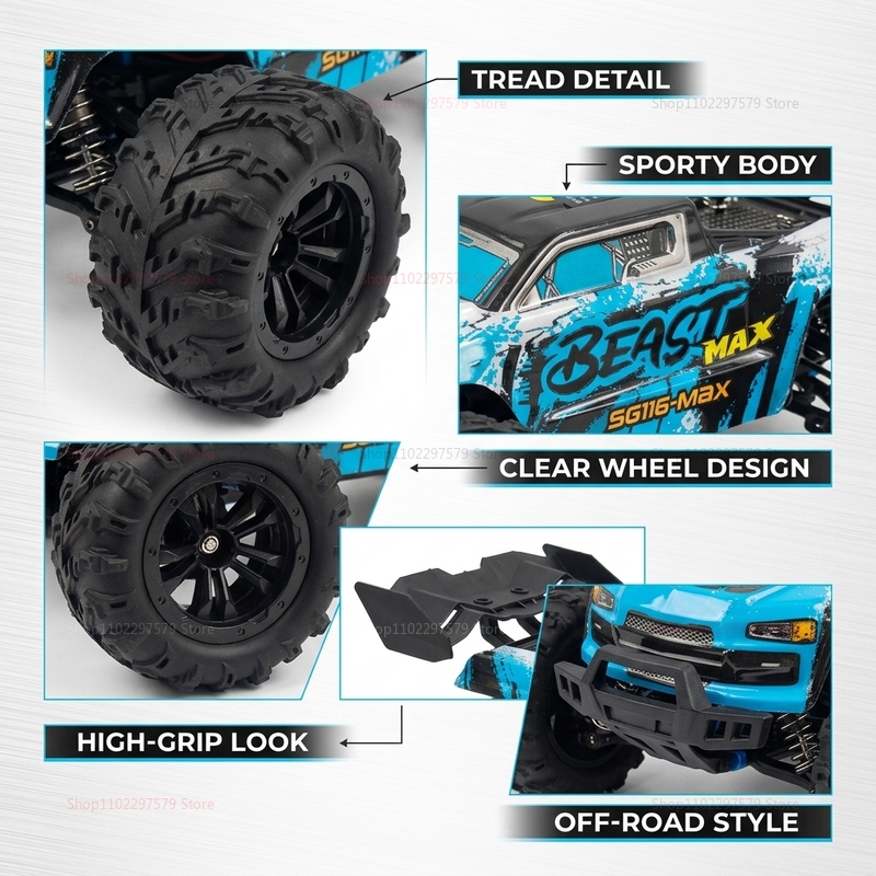 SG116‑MAX/PRO 4WD 원격 조종 오프로드 트 - Drone Or Rc Car 리뷰 및 가격