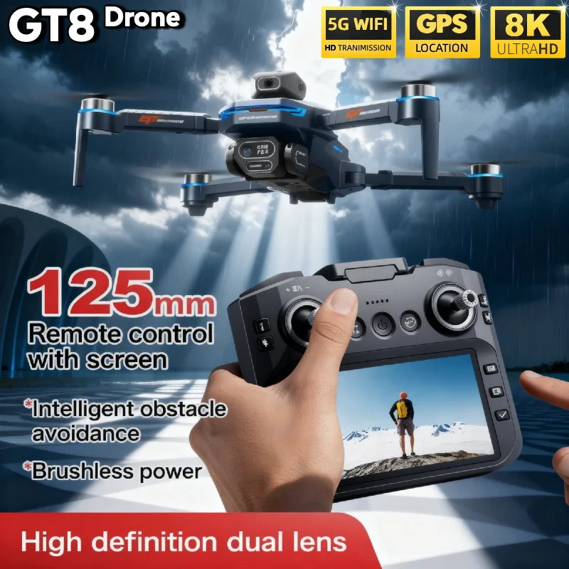 핫 세일 LSRC GT8 드론 4K 프로페셔널 듀얼 카 - Drone Gps Rc Tt36 리뷰 및 가격