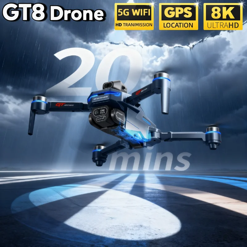 핫 세일 LSRC GT8 드론 4K 프로페셔널 듀얼 카 - Drone Gps Rc Tt36 리뷰 및 가격