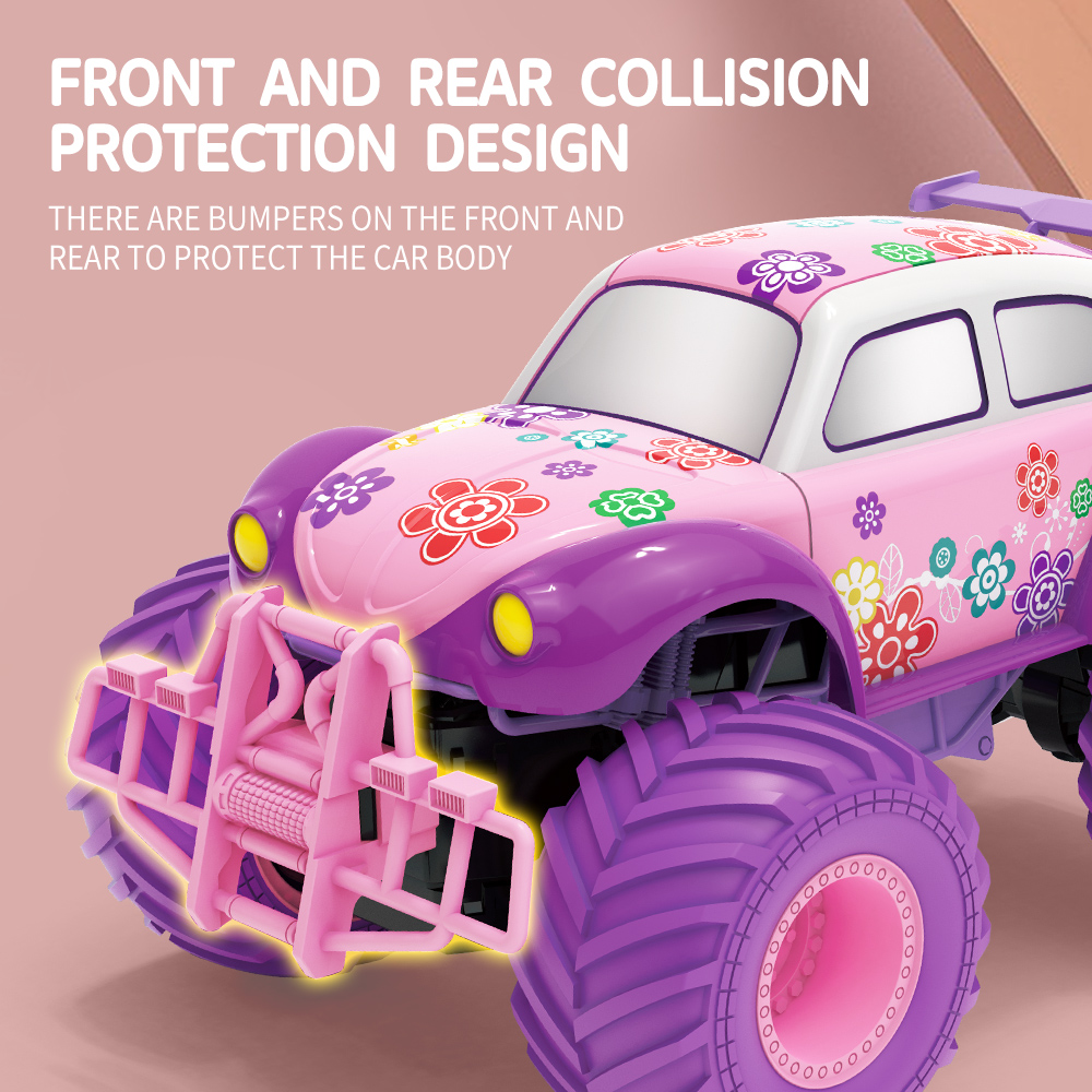핑크 RC 자동차 전기 드라이브 오프로드 큰 바퀴 고속 - Drone Or Rc Car 리뷰 및 가격
