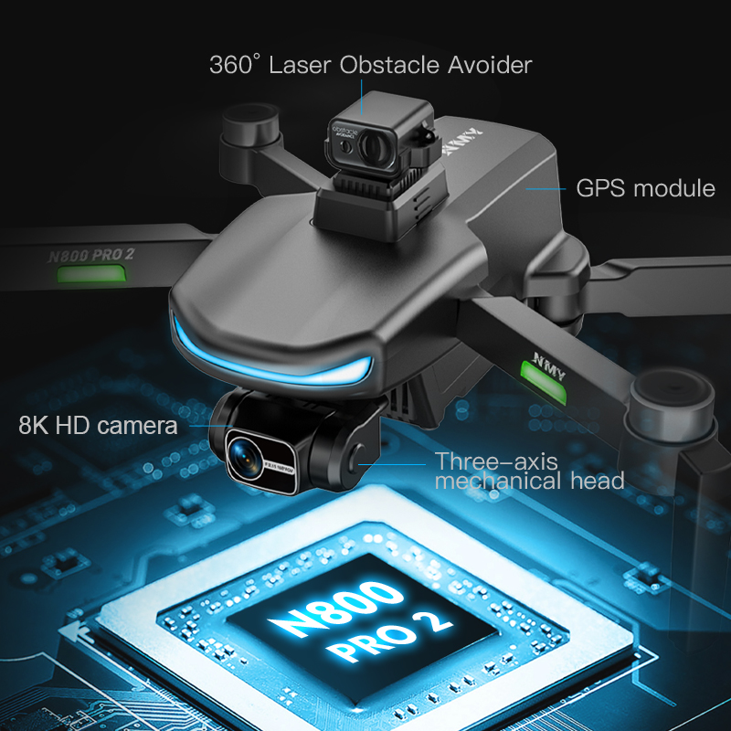 N800 PRO 2 GPS 드론 전문가용 4K 3축 P - Drone Gps Rc Tt36 리뷰 및 가격