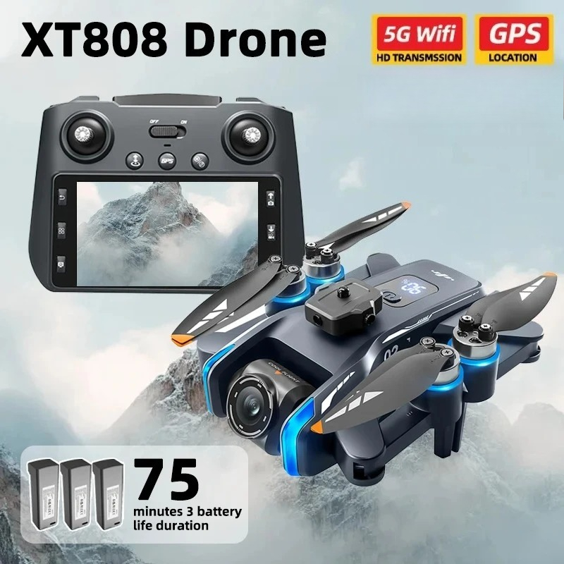 오리지널 XT808 프로 맥스 드론 4K 프로페셔널 8 - Drone Gps Rc Tt36 리뷰 및 가격