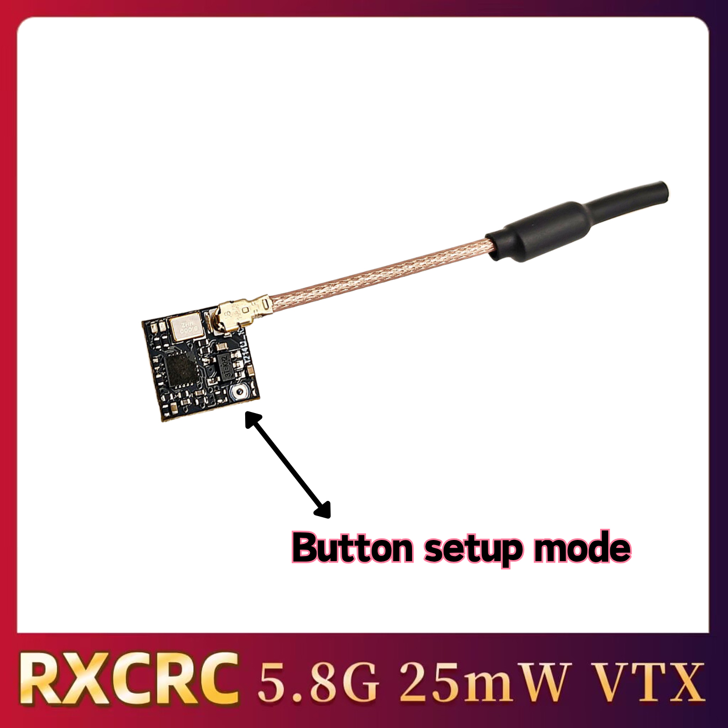 RXCRC 5.8GHz 48채널 FPV 25mW 아날로 - Drone Rc Control 리뷰 및 가격